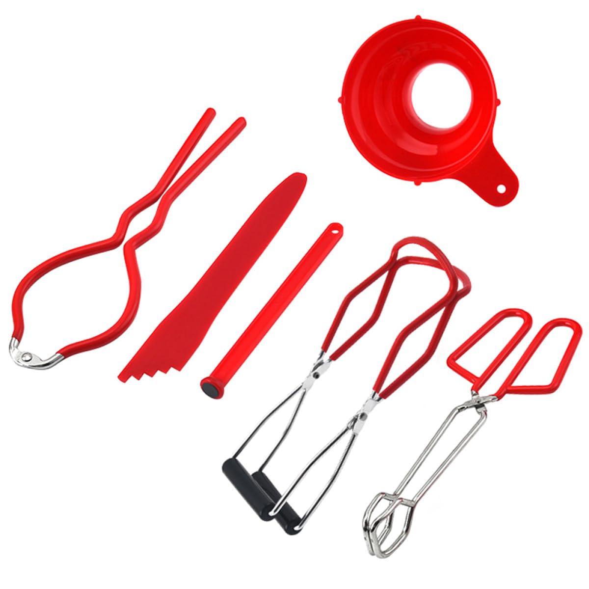 Kit de fabrication de confiture en acier inoxydable jojofuny avec entonnoir et pince à bocaux
