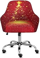 Vista 15 de Funda para sillón de invierno con diseño de muñeco de nieve, funda suave para silla de computadora, forro elástico para silla de escritorio, diseño