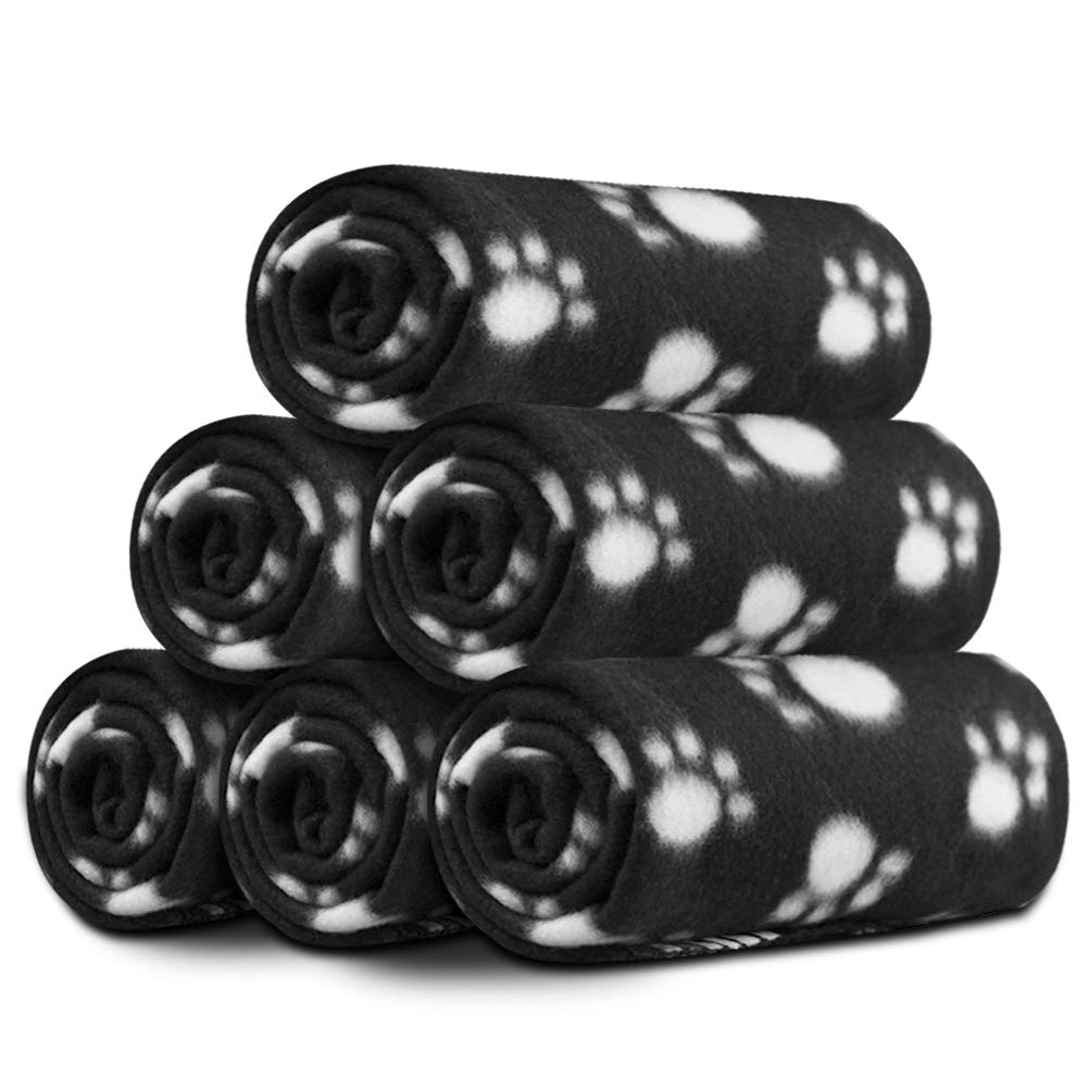 Comsmart Warm Paw Print Blanket/Bed Cover for Dogs and Cats