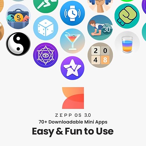 Miniatura 4 de Amazfit Bip - Reloj inteligente de 5 núcleos para hombres y mujeres de 1.81 pulgadas, batería de 11 días, rastreador de actividad física con más de