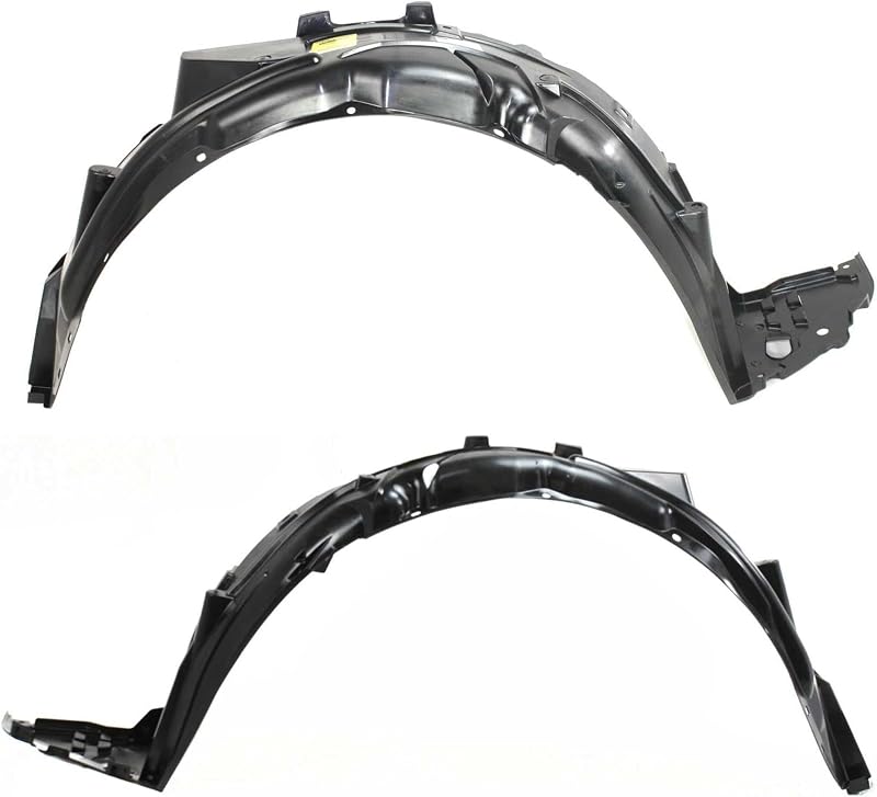 Par de forros internos do para-lama dianteiro Garage-Pro para Honda Civic Sedan 2006–2011 – 2 unidades