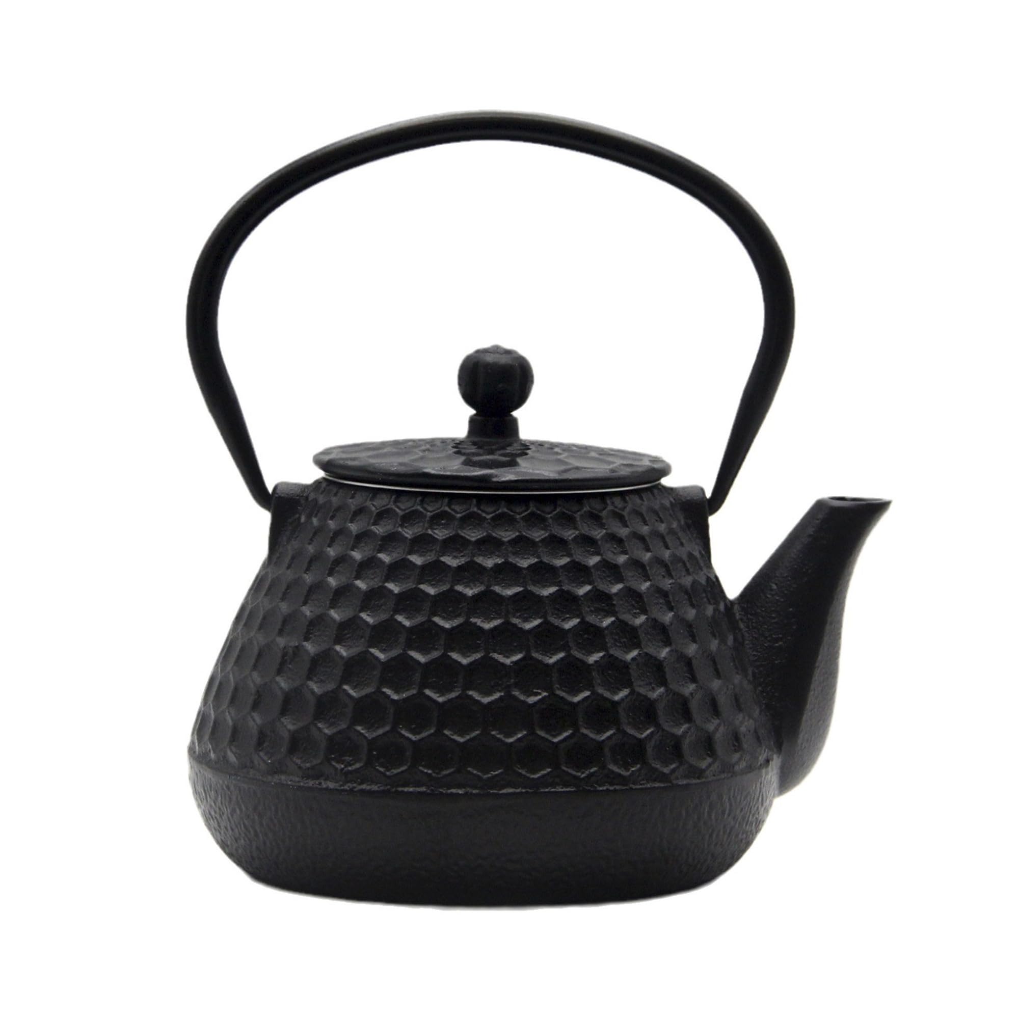 SECHUDO 20.3oz Small Cast Iron Teapot - tea kettles | Mubboo