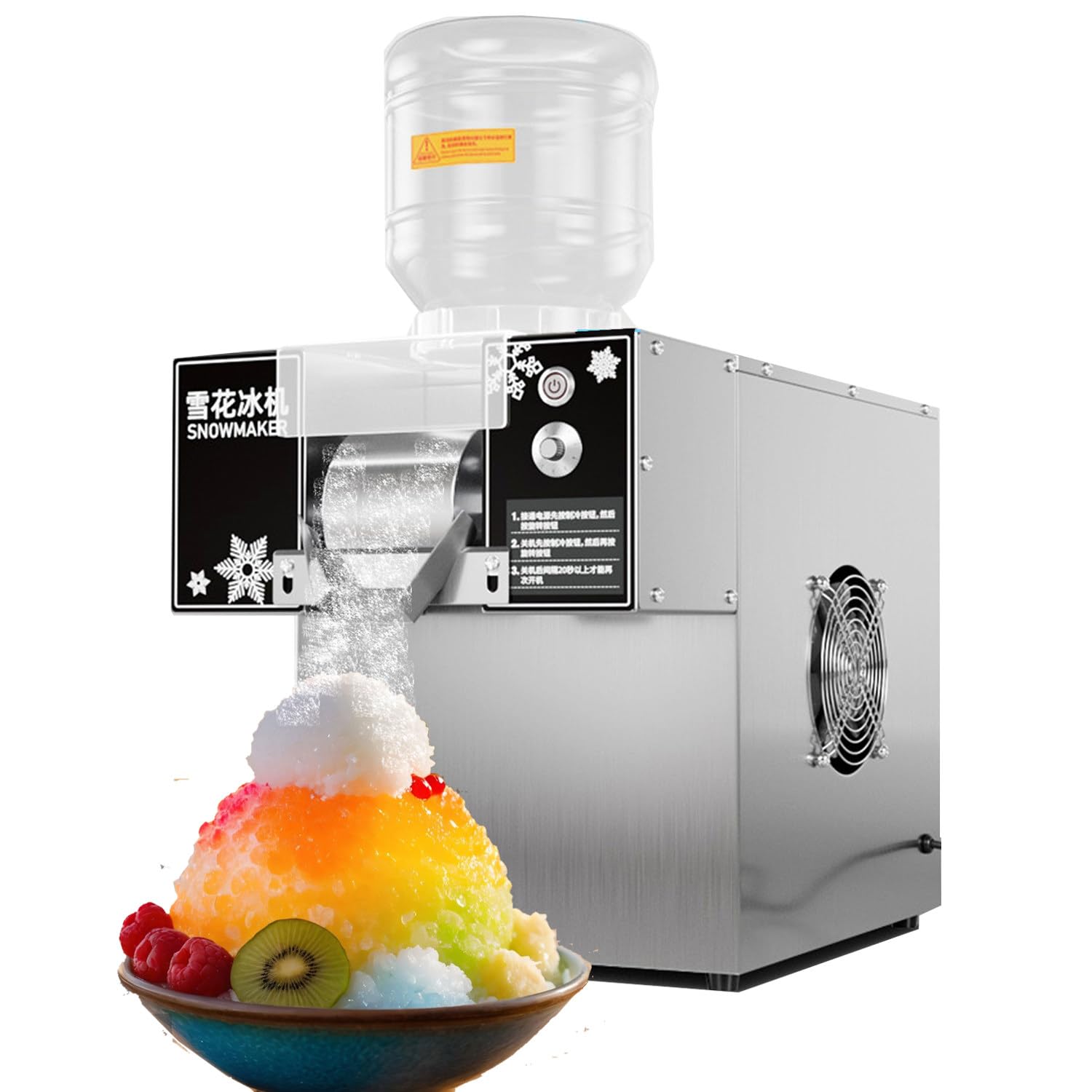 SKIHOT Korea Bingsu Machine,Commercial Ice Cream Machine,Automatic Korean Bingsu Machine,Hawaiian Kakigori Shaved,Maker Shaved Ice Shaver Bingsu Making Machine 180kg