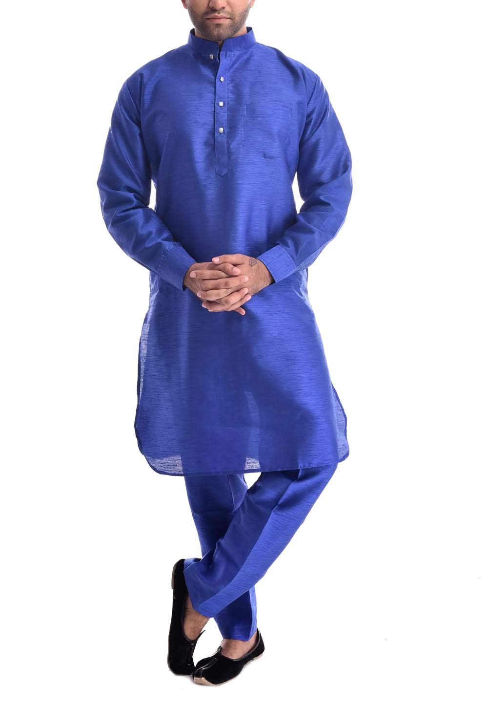 royal kurta Mens Silk Blend Kurta Pyjama-picture-36