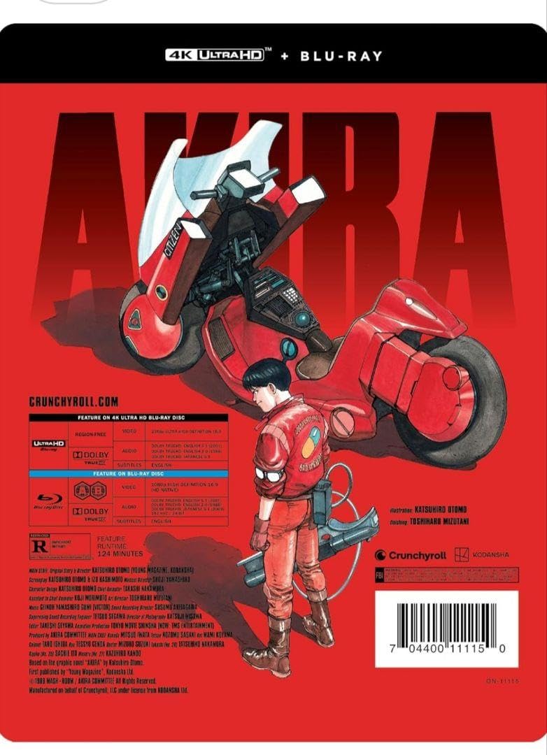 Amazon.co.jp: アキラ AKIRA 4K HD Blu-ray スチールブック