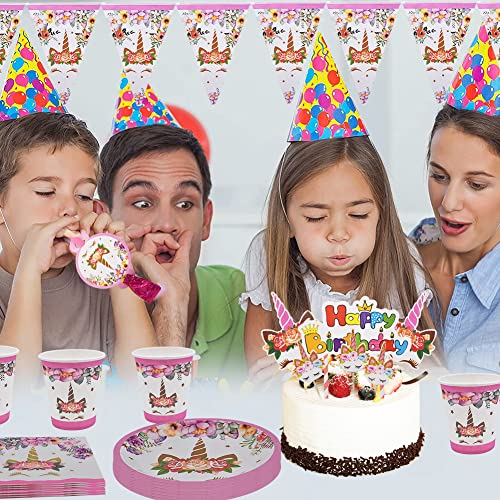 Syijupo Gebutstag Party Set Einhorn Party-Set 61-pcs Mädchen Einhorn Geburtstag Geschirr Kit Teller Becher, Rosa Mädchen… Syijupo Gebutstag Party Set Einhorn Party-Set 61-pcs Mädchen Einhorn Geburtstag Geschirr Kit Teller Becher, Rosa Mädchen…