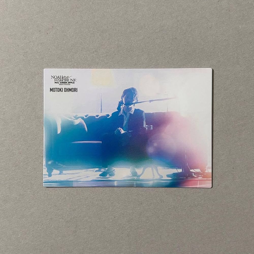 大森元貴 サイン入り フォトカード Mrs. GREEN APPLE ノアの方舟 ミセスグリーンアップル 大森元貴 直筆サイン フォトカード ノア