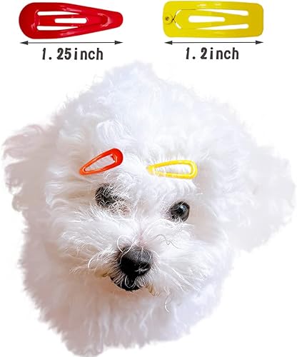 Miniatura 7 de BENSEAO Pinzas para el pelo de perro, horquilla para mascotas, accesorios para el pelo para perros, gatos, cachorros, niñas, 30 pinzas para el