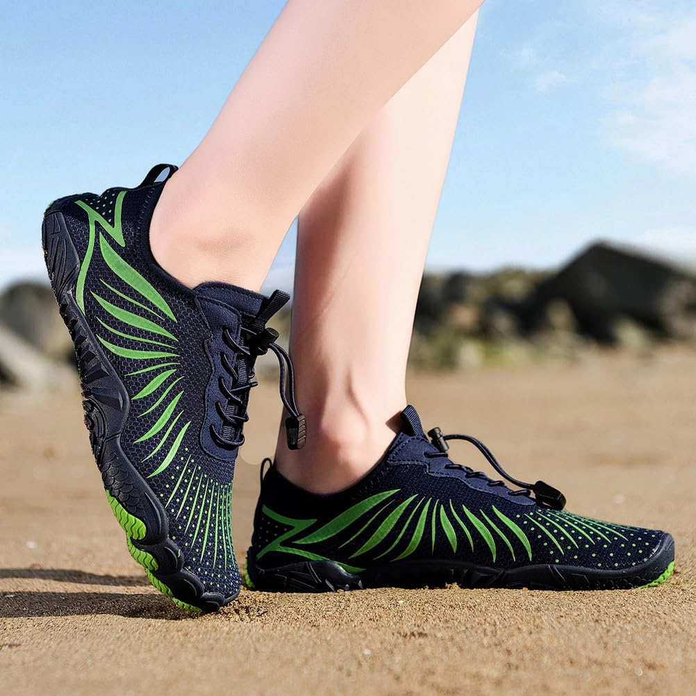 Zapatos Acuáticos Descalzos Hombre Mujer Secado Rápido Agujeros de Drenaje Antideslizante Calcetines de Agua Playa Piscina Surf Submarinismo Yoga Deportes Exteriores