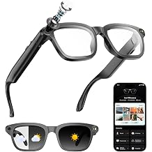 AI Smart Glasses with Camera,8MP HD Camera Glasses for Men and Women,Recording Glasses with AI Assistant,Object Recognition,Open-Ear Audio & Real-Time Translation,for Travel,Sports, Outdoor Use