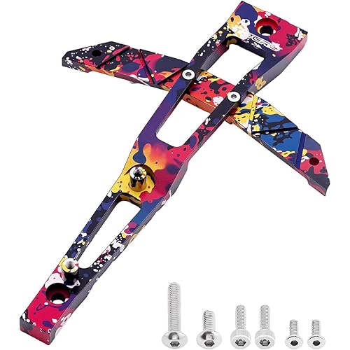 Splash Anodizing Aluminum Front Chassis Brace for 1/8 Traxxas Maxx Slash Upgrades