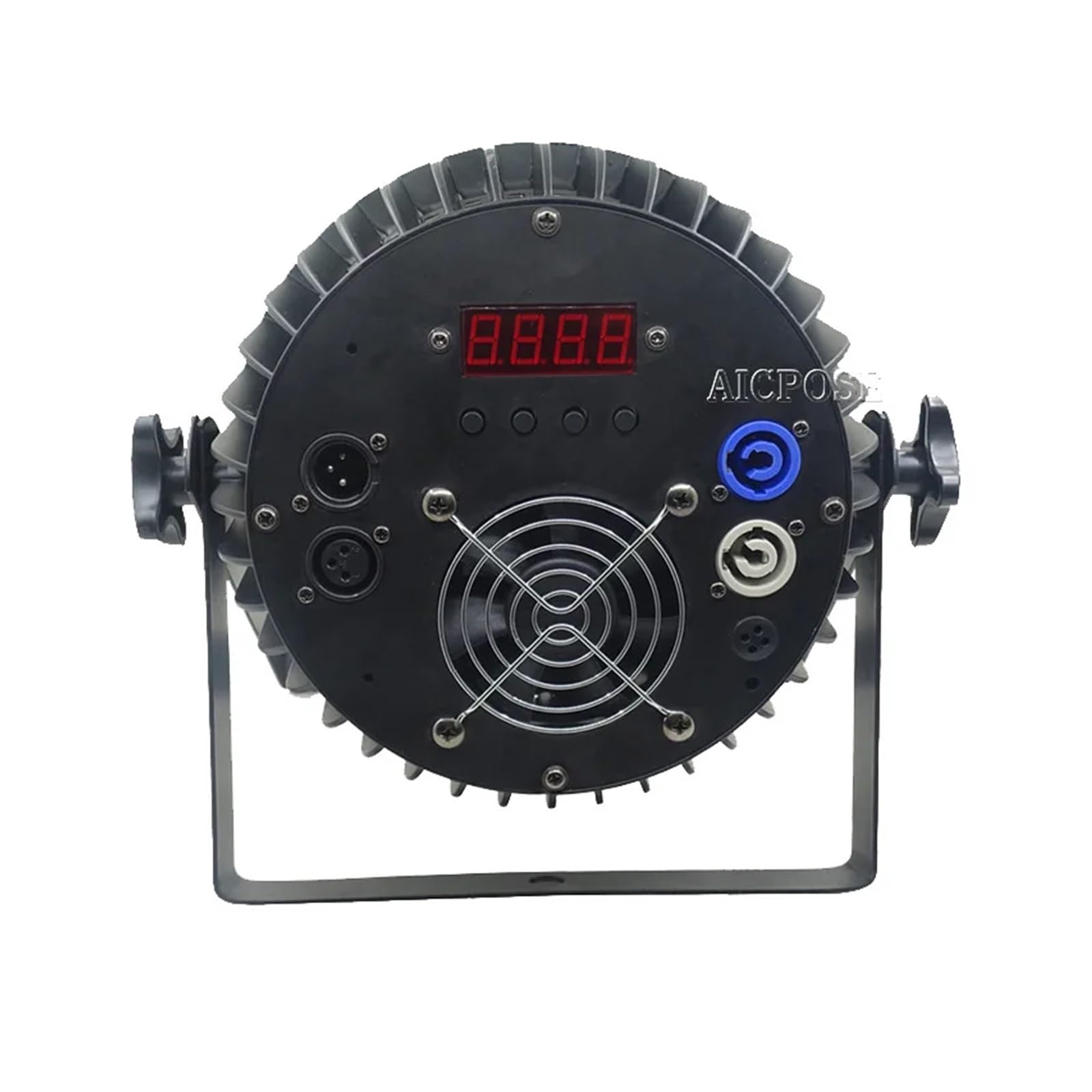 Luces para Fiestas, Proyector de Halloween de aleación de aluminio LED Par 18x18W RGBWA + UV 6 en 1 luces DMX512 discoteca luces de Navidad escenario Dj(LED RGBW 4in1)
