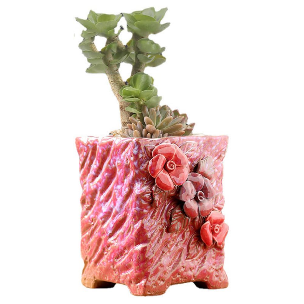Pot de fleurs en céramique créatif pour sublimer votre bureau moderne