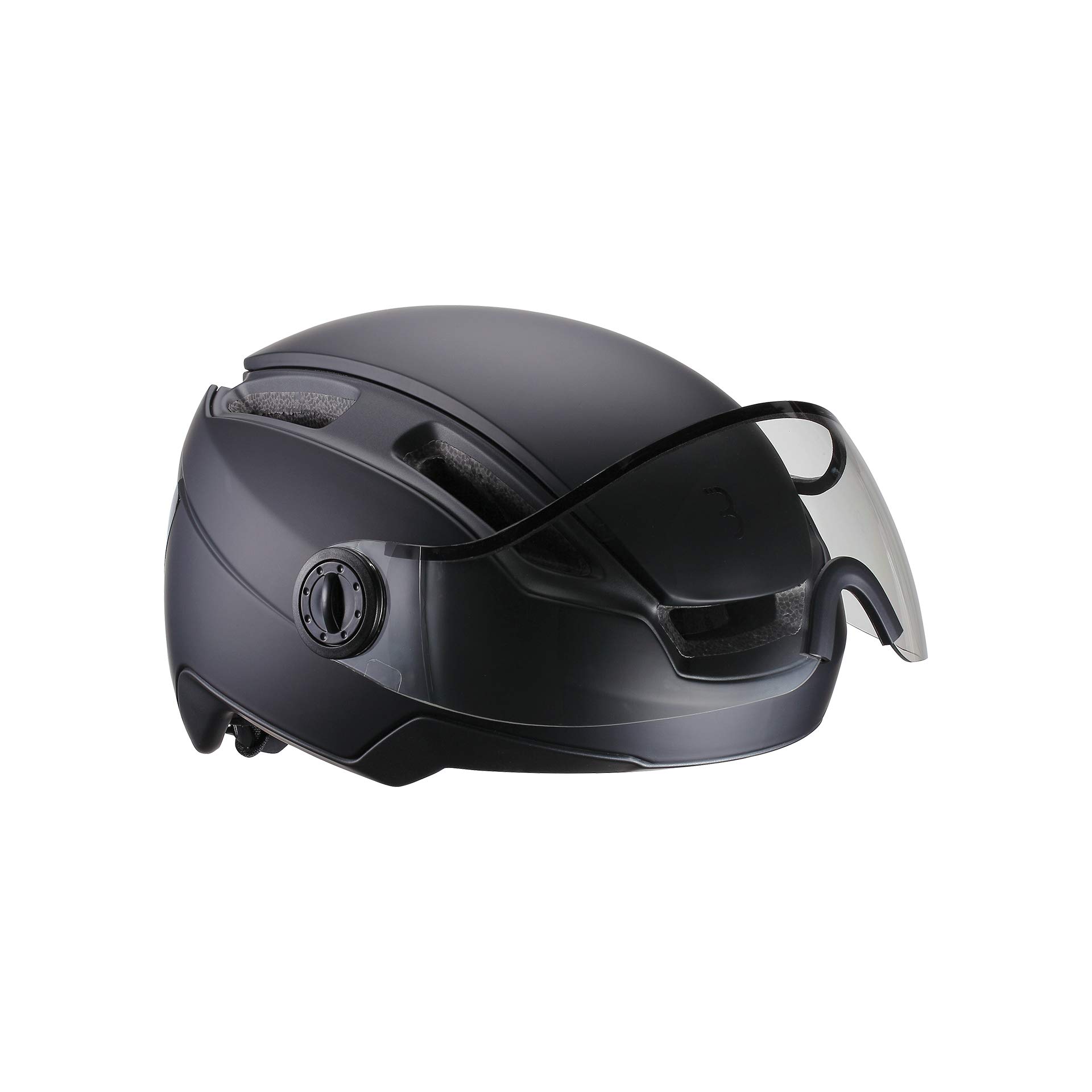 BBB Cycling Fahrradhelm Indra speed 45 Faceshield Urban + E-bike Safety Superleichter Verstellbarer Integrale Helm Venturi System BHE-56f