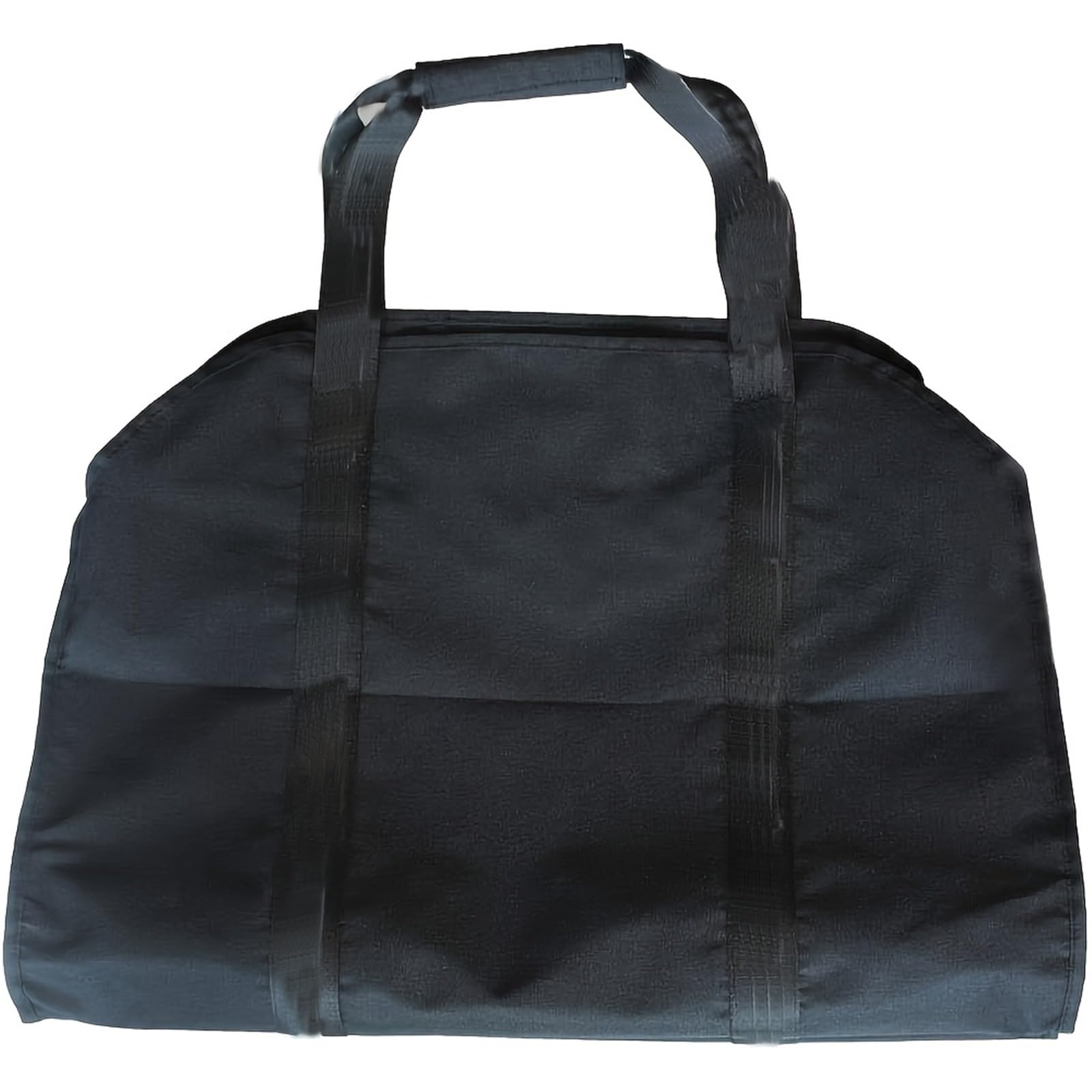 Firewood Storage Bag Heavy-Duty Firewood Carrier Bag - Large Capacity Log Transporter With Sturdy Handles(Black)