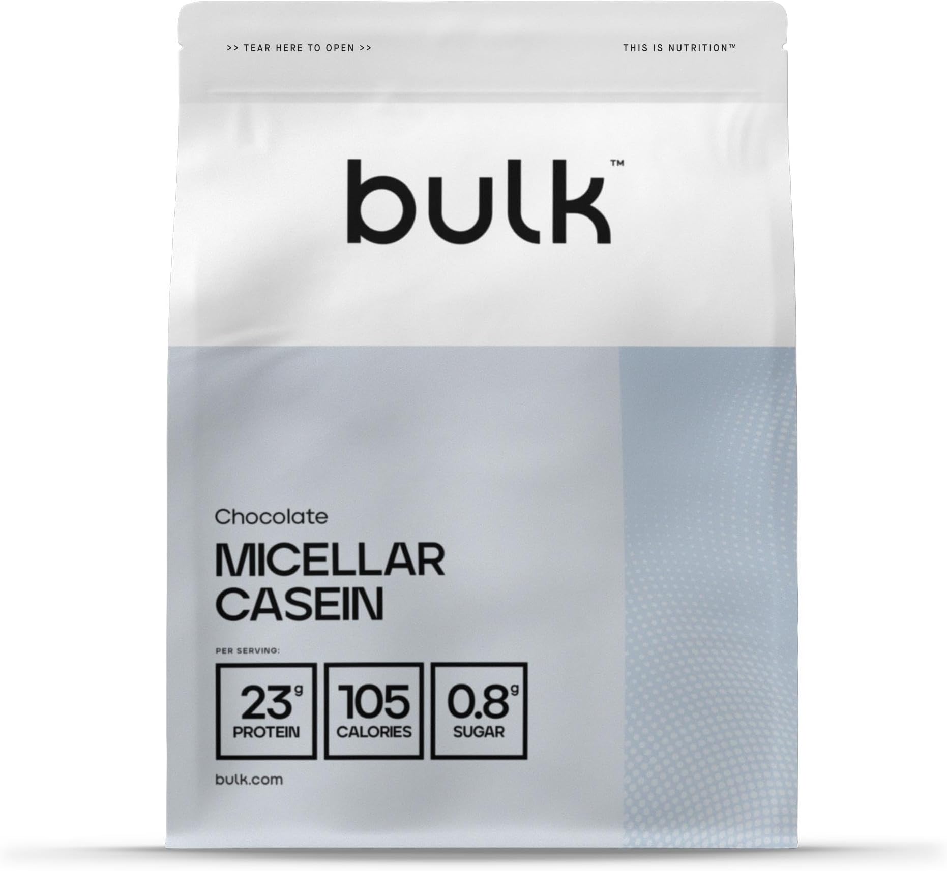 Bulk Micellar Casein Protein Powder, Protein Shake, Chocolate, 500 g