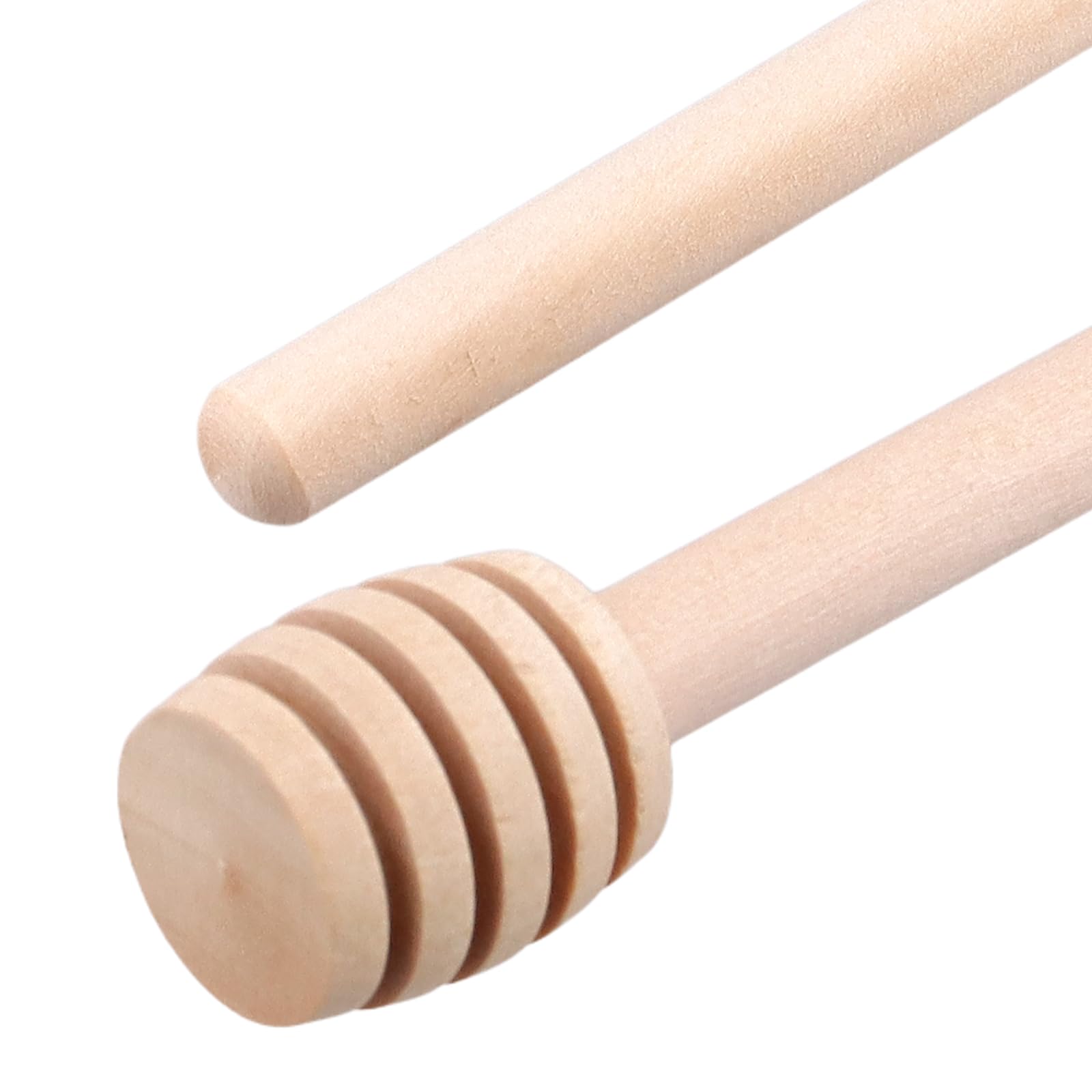 100 Pezzi Bastoncini Spargimiele da 8 cm, Mini Cucchiai di Legno, Cucchiaino Legno per Miele per Matrimoni, Battesimi, Compleanni, Cresime e Comunioni