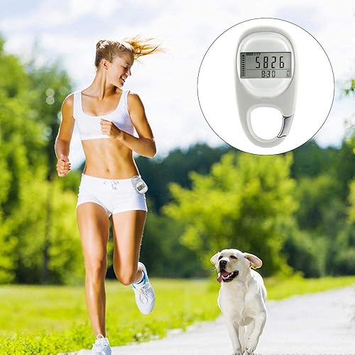 Miniatura 8 de Podómetro digital 3D con clip contador de pasos simple de Maizad para hombres mujeres y niños seguimiento de pasos y millaskilómetro de calorías