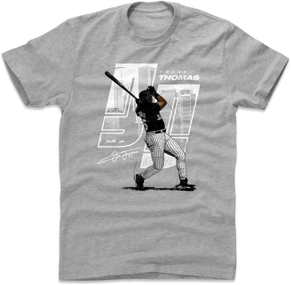 500 LEVEL Frank Thomas Shirt - Vintage Chicago Baseball Men's Apparel - Frank Thomas Offset