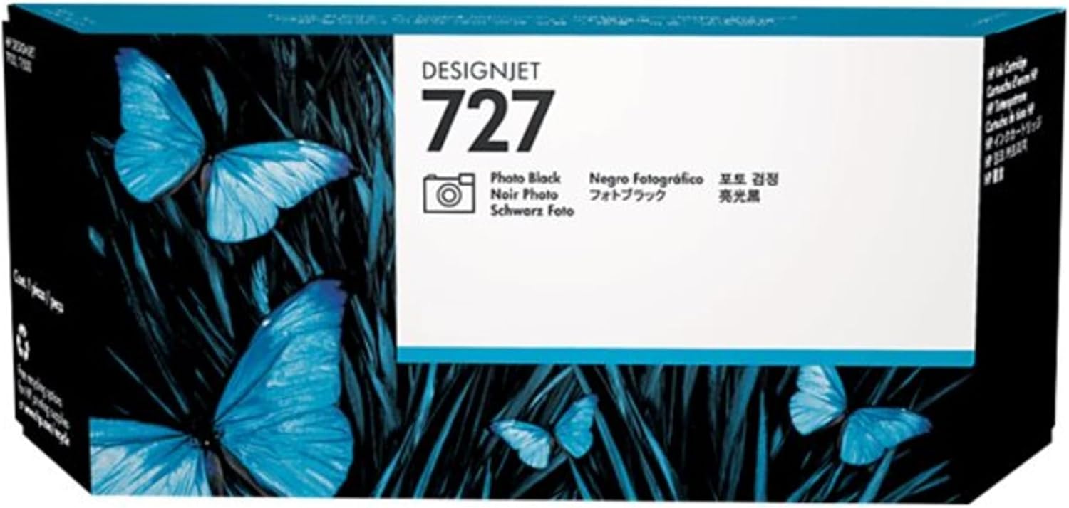 Hp 727 Designjet Ink Cartridge, 300 ml - Photo Black