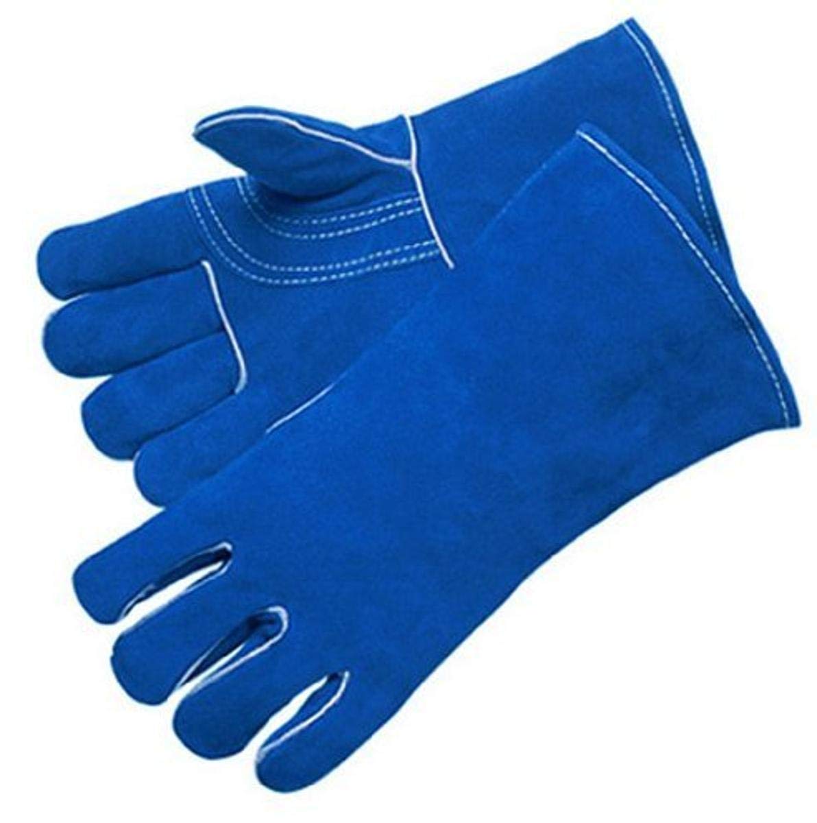 Liberty 7354 Premium Select Shoulder Leather Welder Glove with Reinforced Thumb and Palm, Small, Blue (Pack of 12)
