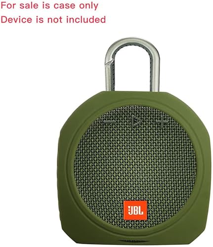 Miniatura 5 de Hermitshell Funda de transporte de silicona de repuesto para JBL Clip 3 (verde)