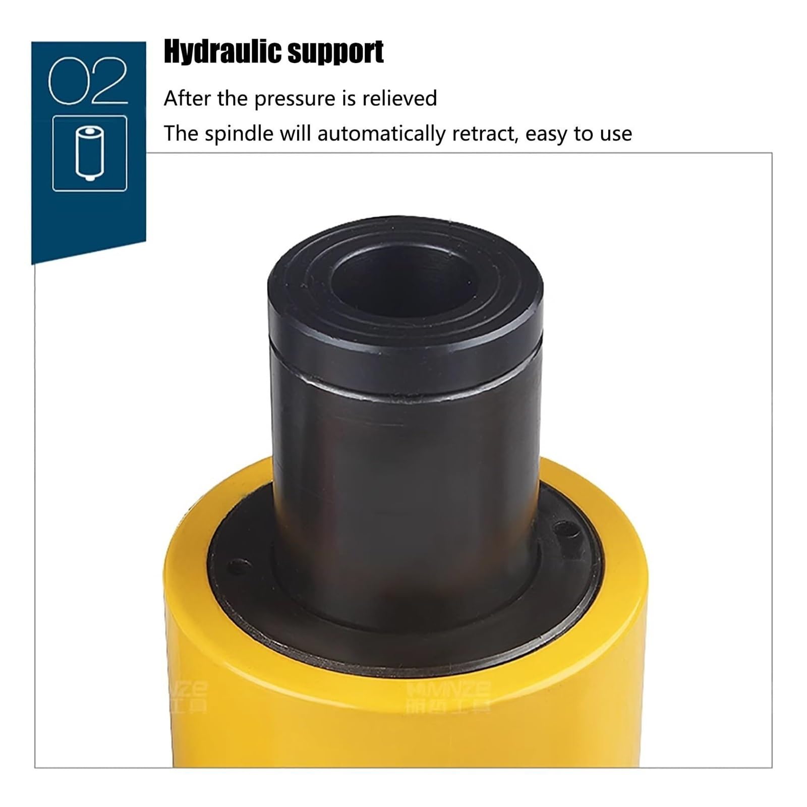 Puste podnośniki hydrauliczne 4 cale 100 mm skok automatyczne podnośniki podnoszące, które można pchać lub ciągnąć