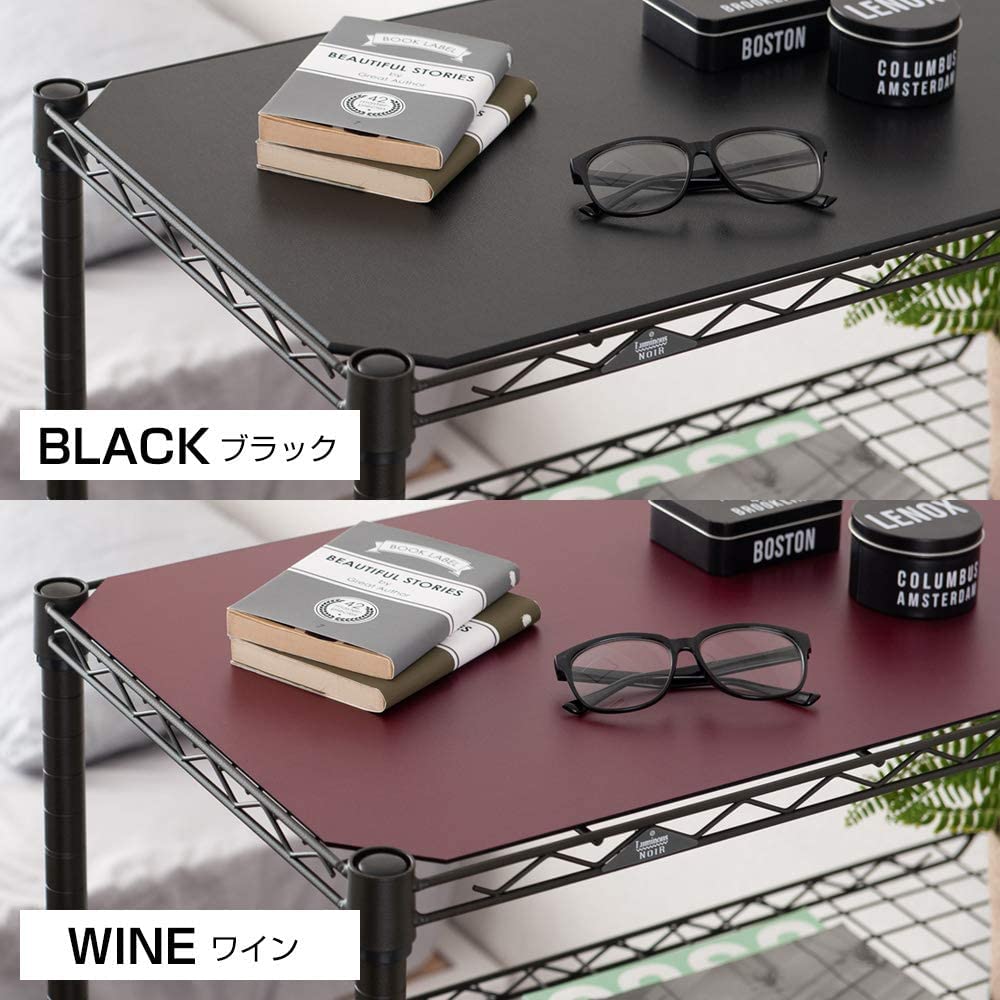 Amazon.co.jp: ドウシシャ ルミナス ノワール パーツ 幅80 奥行40