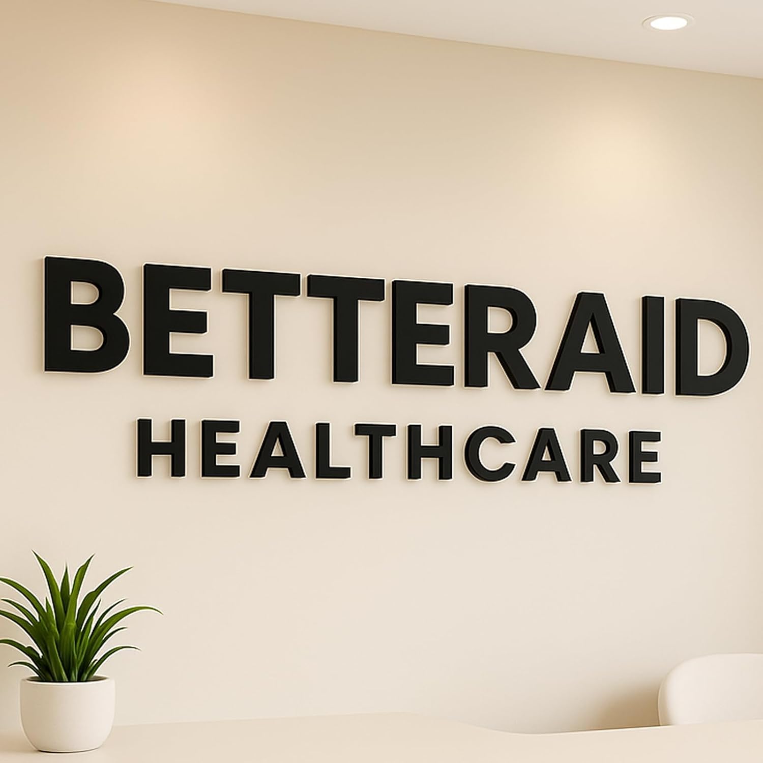 Custom Acrylic Sign for Business, Personalized Logo Signs for Business Wall, 3D Laser Cut Acrylic Custom Logo Sign for Company, Beauty Salon, Retail Studio, Cafe Shop