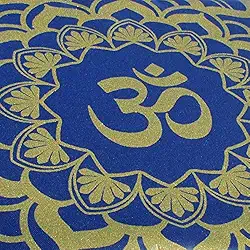 Toalha para Tarô Mandala Símbolo OM 73 CM com Brilho