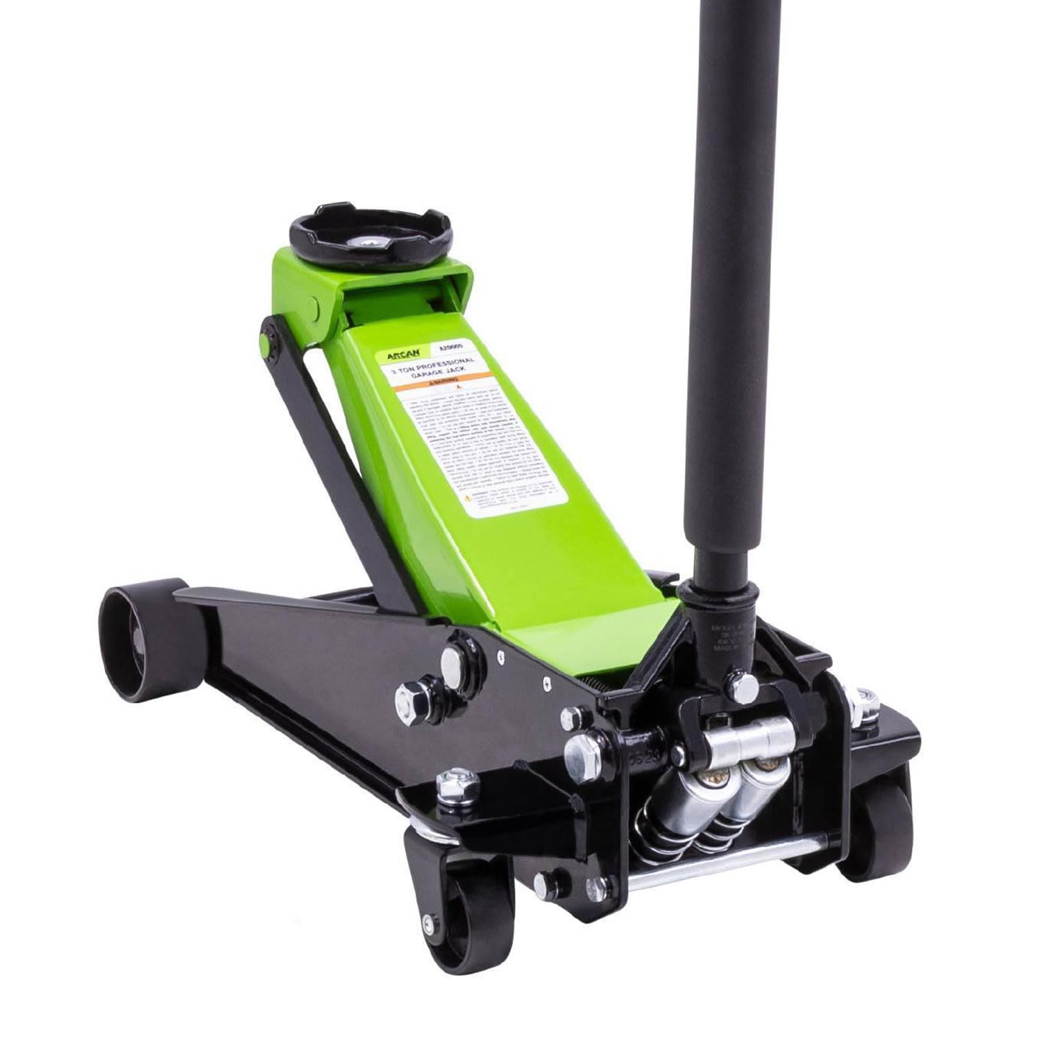 ARCAN 3-Ton Steel Professional Garage Floor Jack with Double Pump Quick Lift, High-Strength Steel Construction, and ASME PASE-2019 Safety Compliance, Model A20005