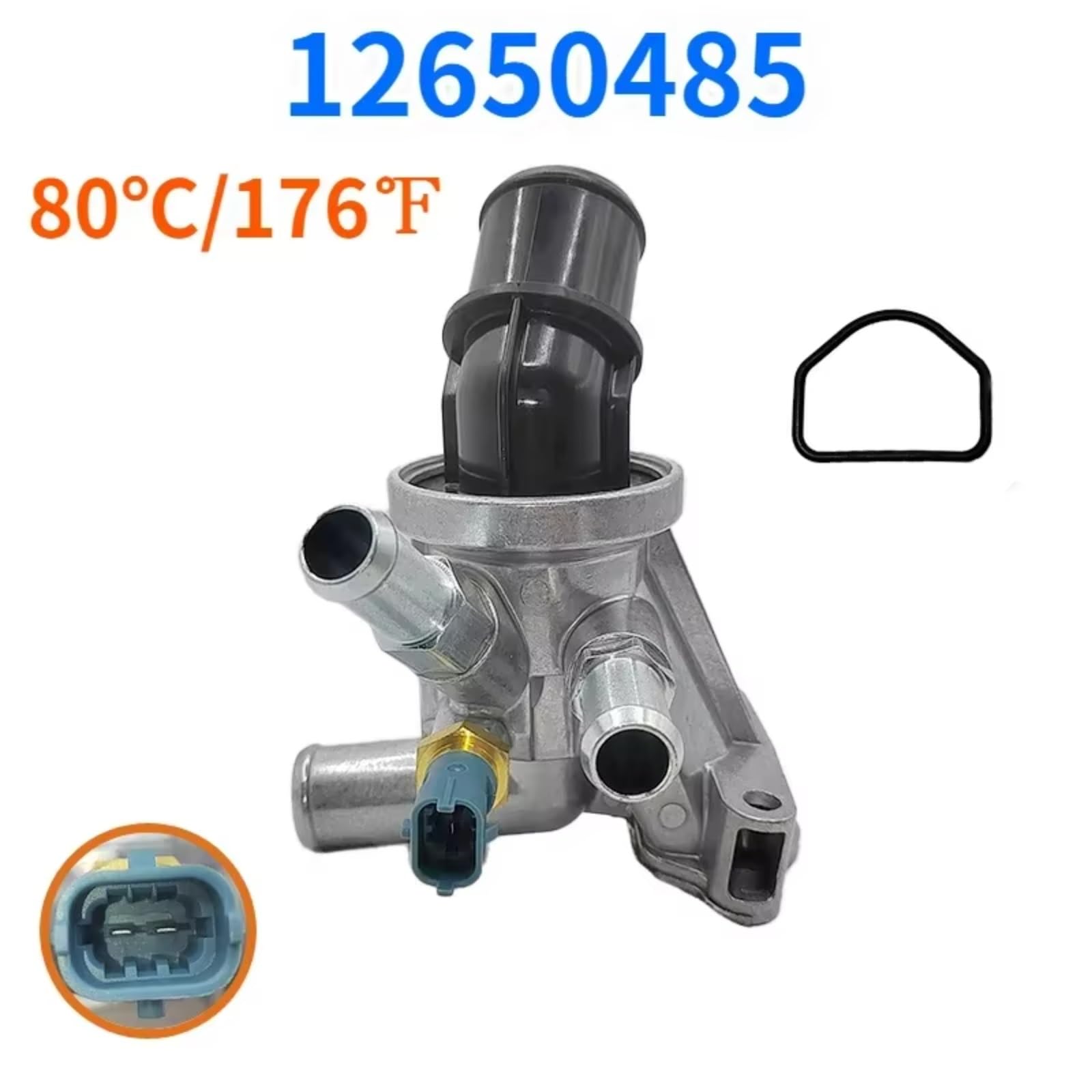 Termostati Compatibile Con Jeep Il Gruppo Di Copertura Dell'alloggiamento Termostato Di Raffreddamento Del Motore Automotive Adatto Ai Pezzi Di Ricambio 12650485