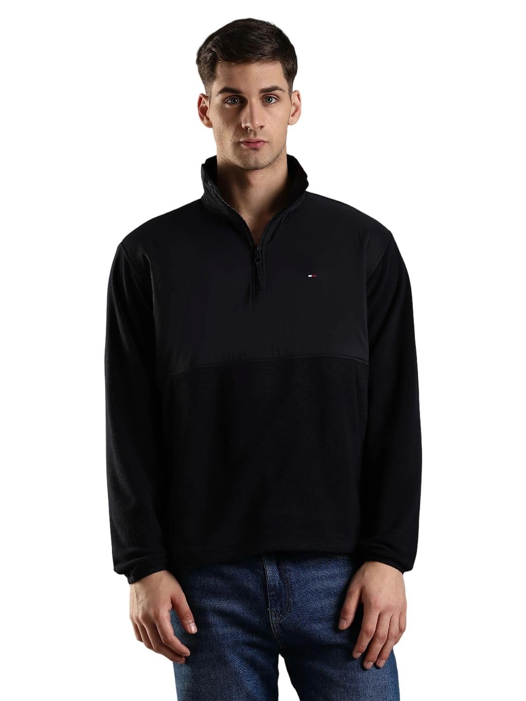 tommy hilfiger Solid Regular fit Polyester Sweatshirt-picture-11