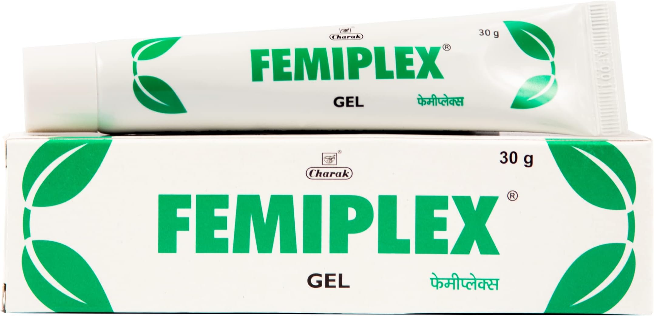 Charak Pharma Femiplex Gel for Vaginal Infections, Itching and Foul Smell - 30gm (Pack of 2)