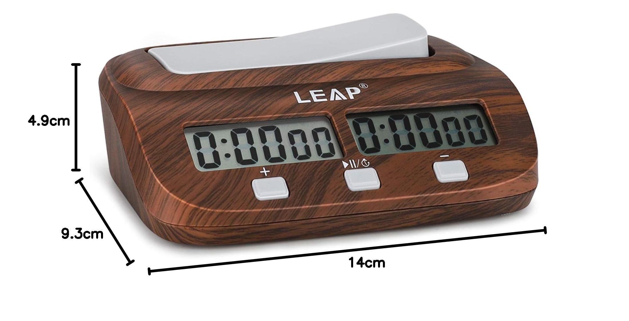 LEAP Horloge d'échecs Pendule d'Échecs Chess Clock chronomètre Professionnel d'échecs, Affichage de Précision Numérique de Haute Définition Certification de Fide Emballage Cadeau Exquis