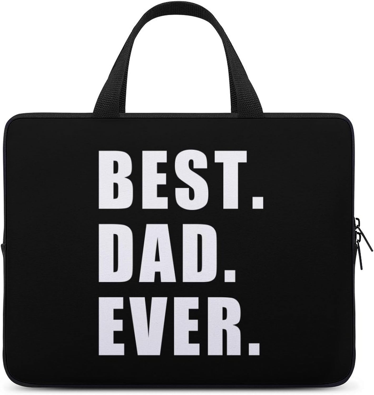 BEST DAD EVER Laptop Bag Print Computer Sleeve Case Protector Briefcase Totes for Women Men