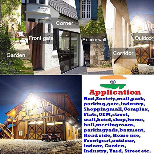 Image of DHVANTH LED 50 W Outdoor Waterproof Street Light with Osram LED, Aluminum Body, IP 65 Driver for Outdoor use. (SUN 72W P-6)