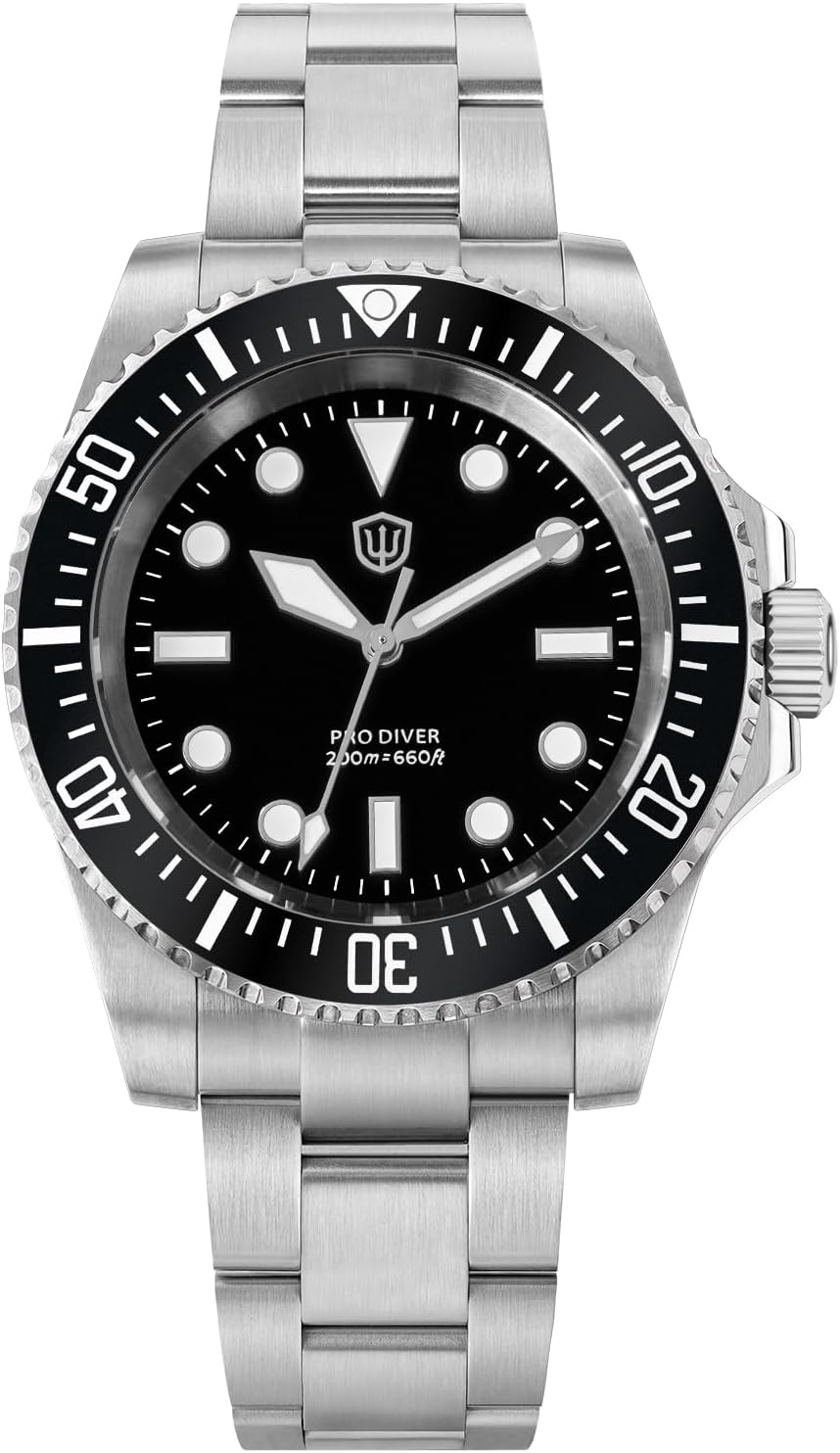 watchdives Professional Diver Watch, WD1680Q V2 Japan VH31