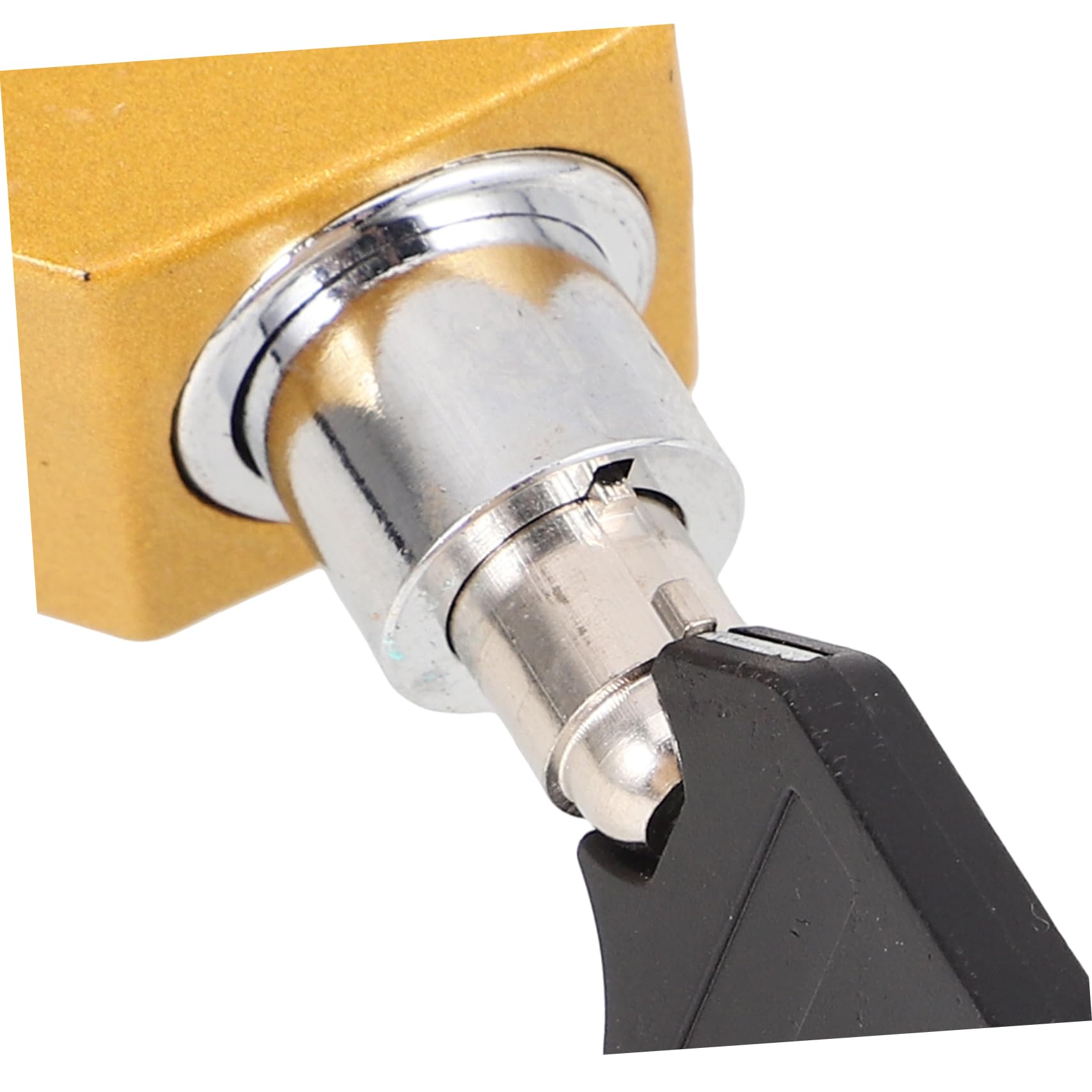 5pièces Verrouillage De Guidon De Doré Serrure De Sécurité pour Frein Accessoire Robuste pour Scooter Et Installation Facile Et