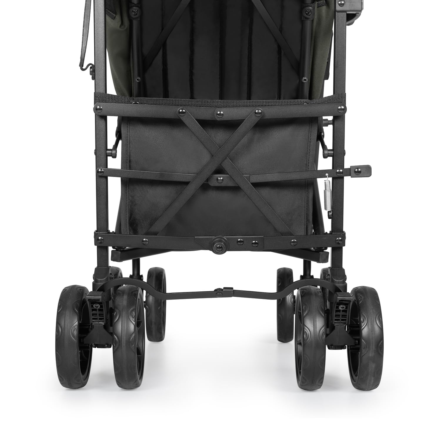Hauck Fold N Care Olive Schirmbuggy für Kinder bis 22 kg mit Liegeposition & UV-Schutz 50+, XL Korb, EVA Räder