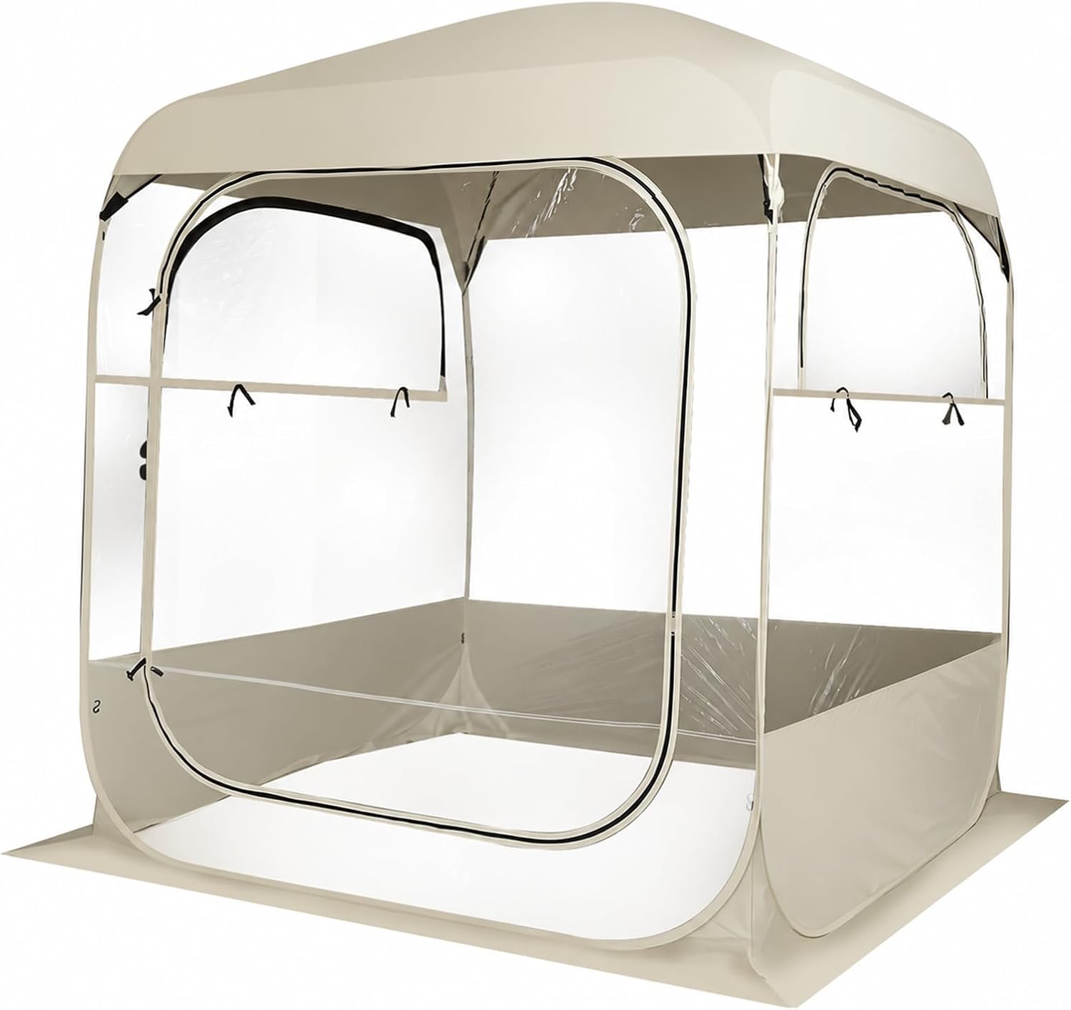 REDCAMP Sports Tent Pop Up Shelter, All Weather Tents for Outside Sports, Waterproof Windproof Rain Pod, Instant Setup Clear Pop Up Shelter