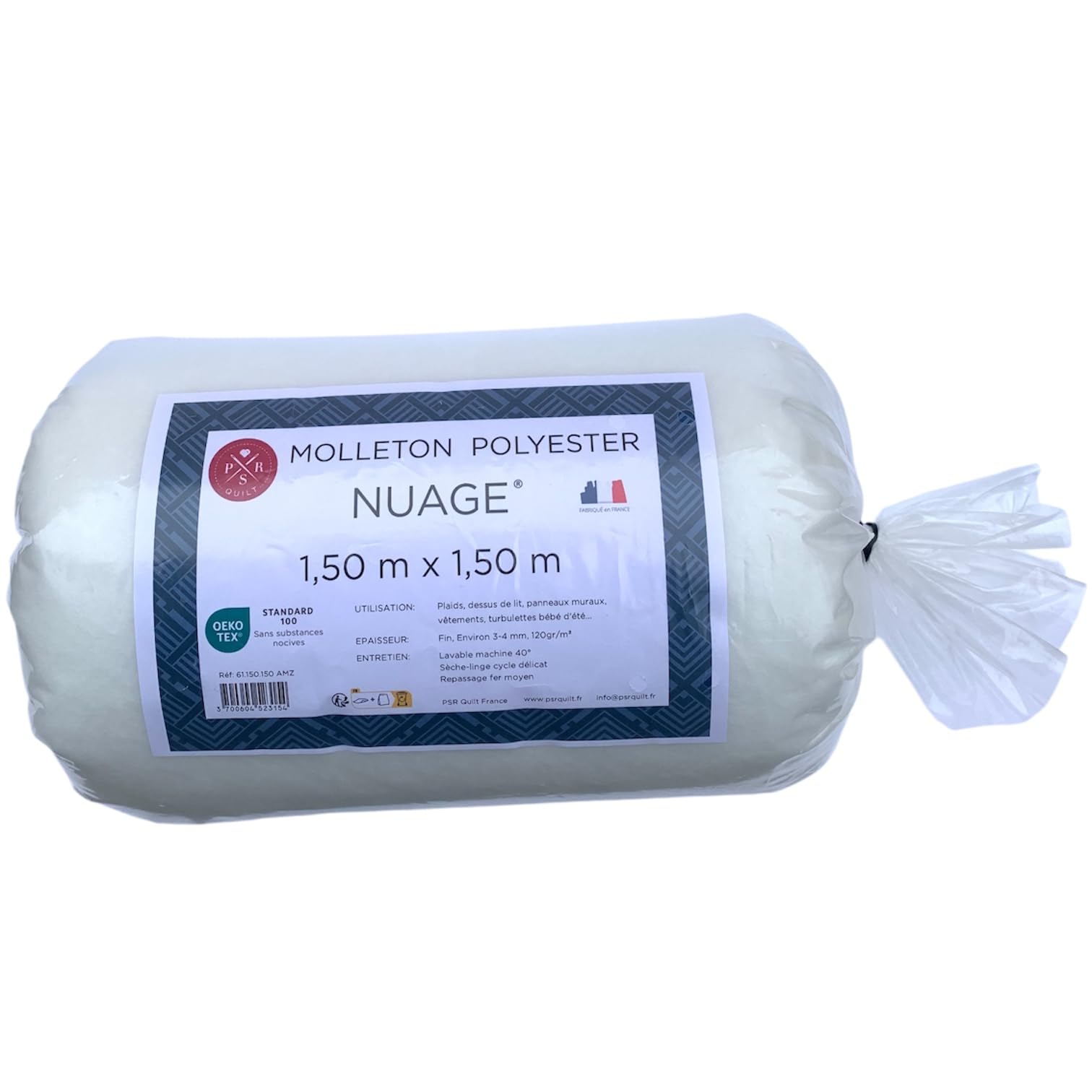 Molleton Nuage Polyester Souple Et Léger 150x150 Cm – Idéal Patchwork, Plaids Et Décoration
