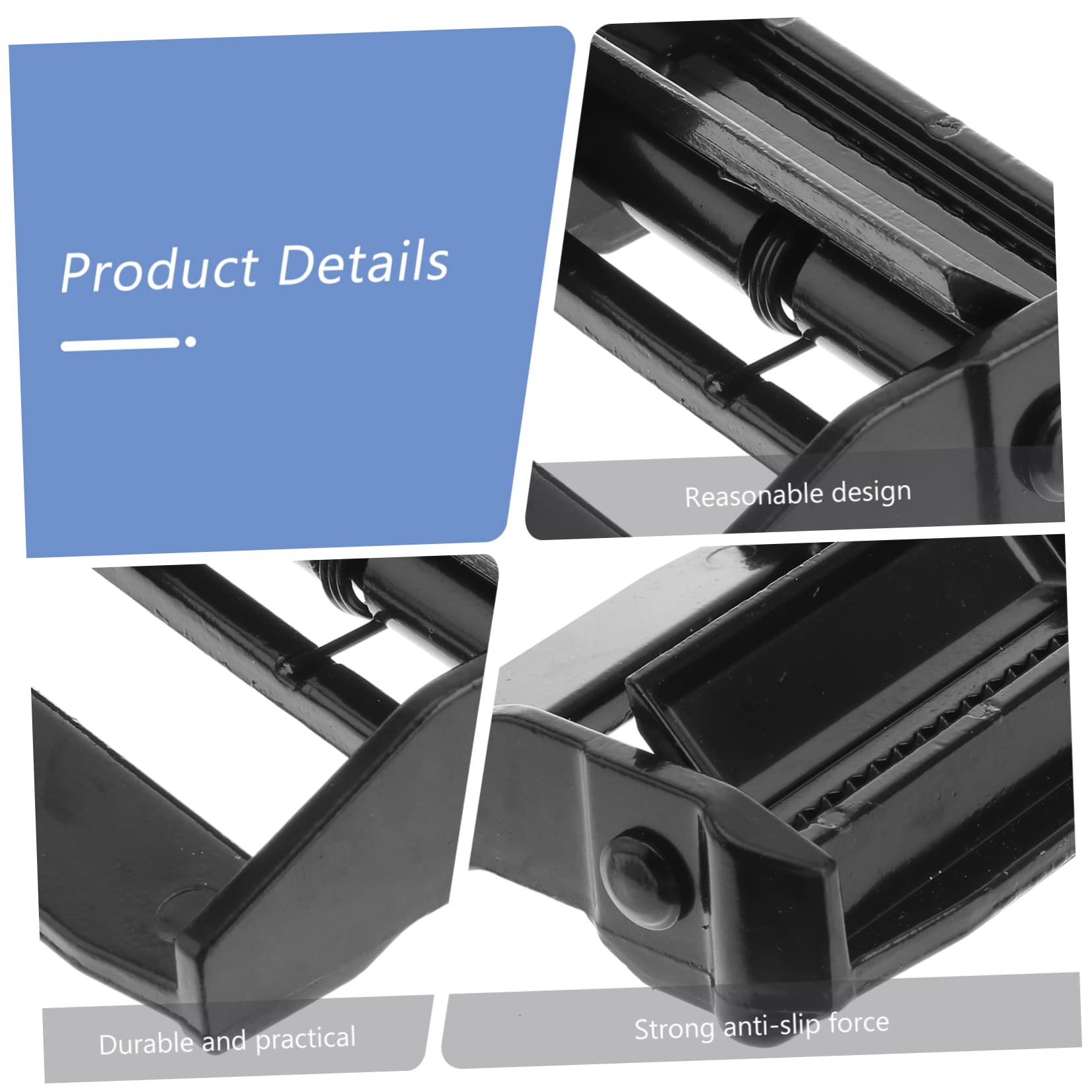 Operitacx 3 Pz Bundle Fibbia Di Regolazione Accessori Per Cinturini Cursori Tessitura Presse Fibbie Fasce Per Telaio Camma In Metallo Fibbie Per Cinghie Hasp Per Legare Tenditore In