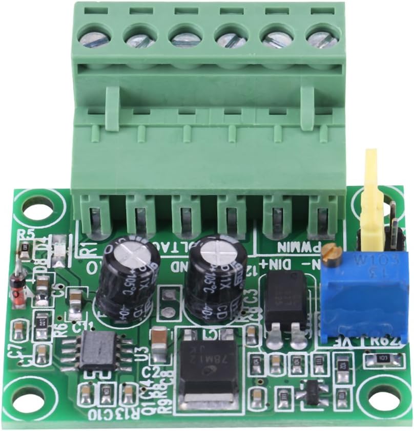 1-3KHZ 0-10V PWM-to- Voltage Module, Digital Voltage Converter, PWM Digital to Analog Converter Module