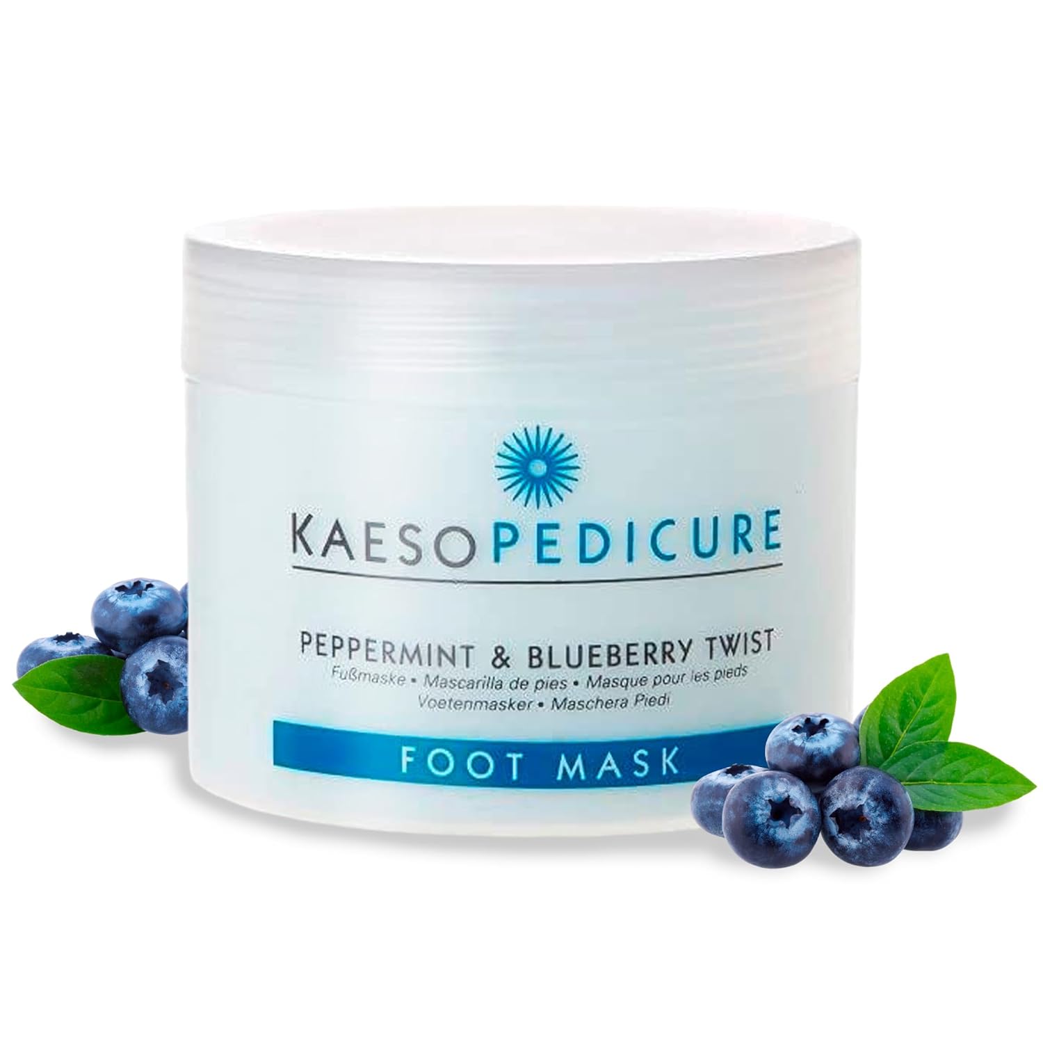 Kaeso Peppermint and Blueberry Twist Foot Mask 450 ml