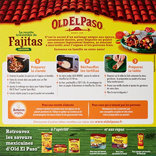 Old el paso kit pour fajitas saveur original barbecue - vue 2