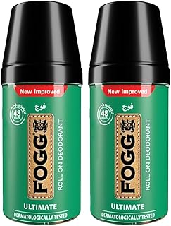Fogg Ultimate Roll on Deodorant for Men - 50 ml (Pack of 2)