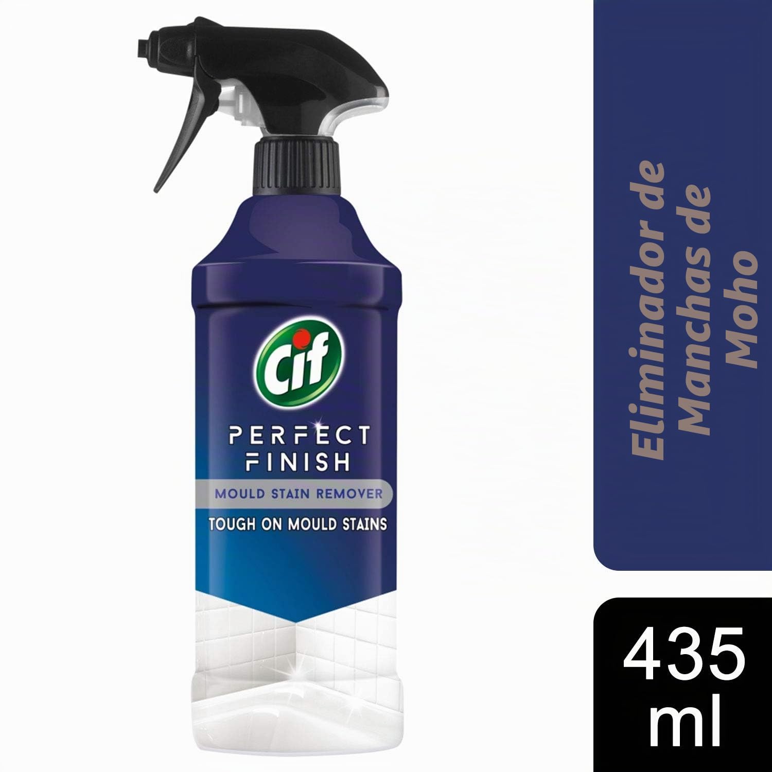 Cif Perfect Finish - Kit De Limpieza En Aerosol - 4 Botellas De Spray De 435 Ml (1 Limpiador De Horno Y Parrilla, 1 Removedor De Cal, 1 Limpiador De Acero Inoxidable Y 1 Spray Removedor De Molde)