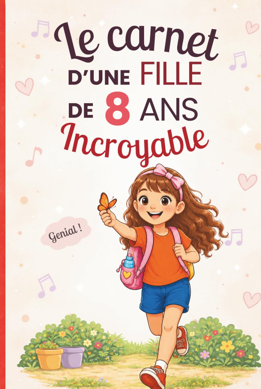 Le carnet d’une fille incroyable de 8 ans: Cahier d’activités pour développer créativité, confiance et imagination – le cadeau parfait pour une fille de 8 ans