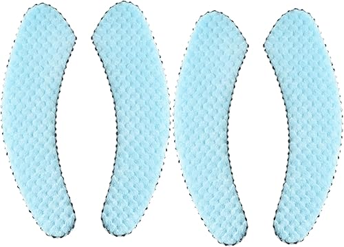 Miniatura 4 de timecity 2 pares de fundas acolchadas de felpa cálida y gruesa para asiento de inodoro, antideslizante, suave, lavable, calentador de baño, funda de